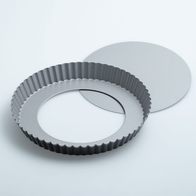 Suncraft PP-719 Tart Shape with Removable Bottom, Round, Corrugated Shape,