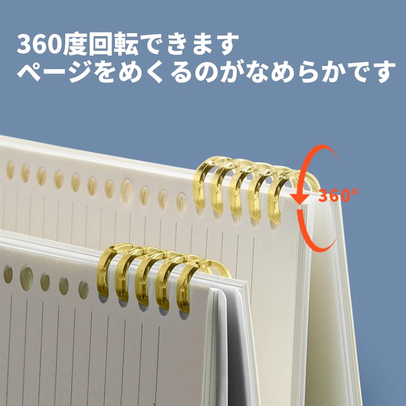 nalaina Binder Ring, Loose Leaf Binder Ring, 6 Colors, Set