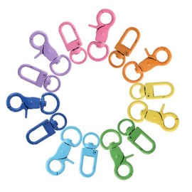 Color keychain, clip, D-hook, D-ring, keyring, key holder, bag, AirPods, color hardware, accessories, car key / 칼라 열쇠고리 집게고리 D고리 D링 키링 키홀더 가방 에어팟 컬러 부자재 악세사리 자동차 차키