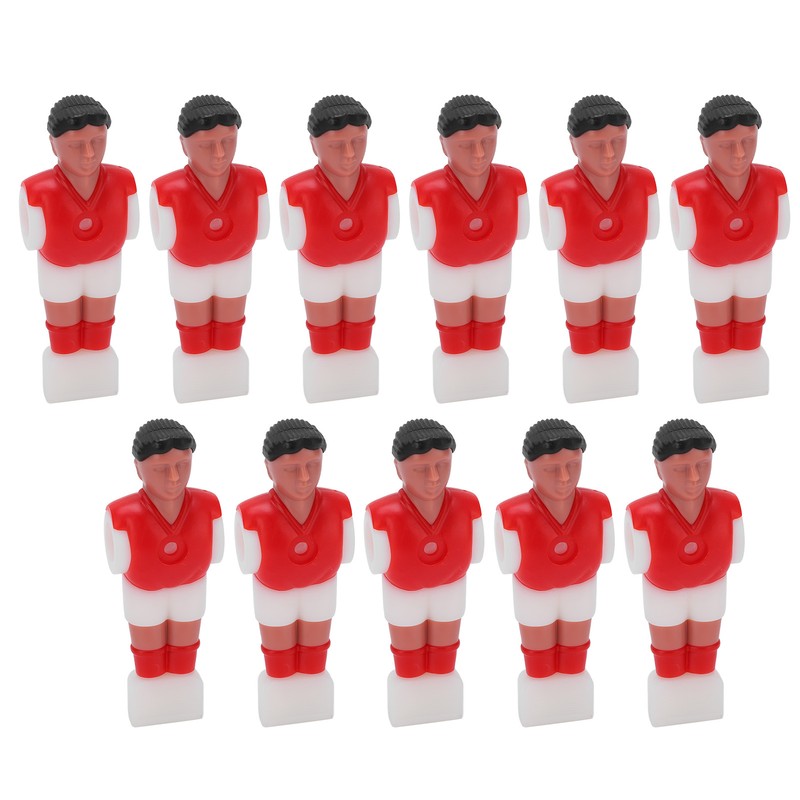 11pcs Football Player Soccer Games Mini Humanoid Plastic Doll Table