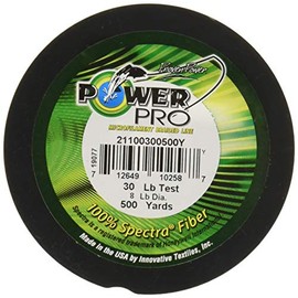 POWER PRO Microfilament Line 50lb Yellow 300 Yard