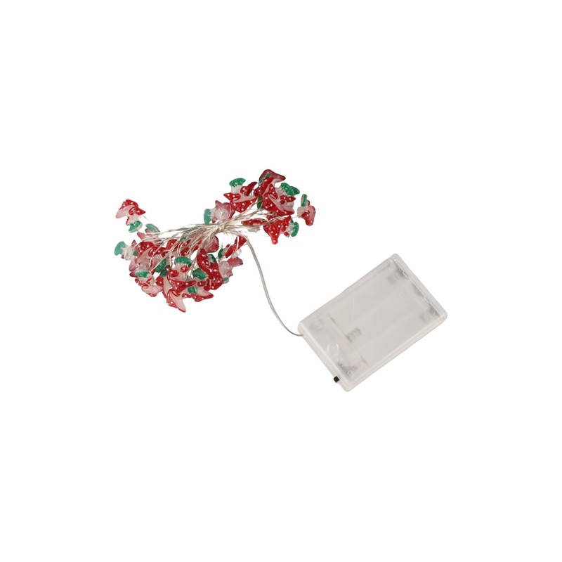 zaoalife Mushroom Fairy String Lights, 30 LED String Lights 3D