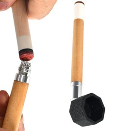 Billiards Chalk Holder Pocket - 2 in 1 Pool Shpaer Chalk Holder,Portable Non-Slip Billiard Cue Tip Pricker for Effective and Rapid Repair Cue Tip