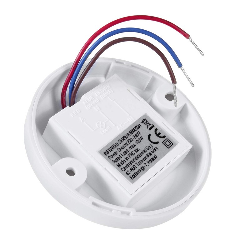 Maclean MCE231 PIR Motion Sensor Infrared Motion Sensor 360° Detection