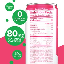 Aspire Strawberry Watermelon, Healthy Energy Drink with Low Caffeine, No Sugar, Carbs, and Keto Friendly, 12 Pack