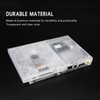 for PS Slim Clear Case DIY Replacement Transparent Game Console