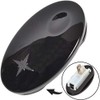 Spares2go Black Gas Hob Push Start Ignition Button Switch for