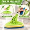 Telescopic Triangle Sponge Cleaning Brush for Home – Extendable Stainless