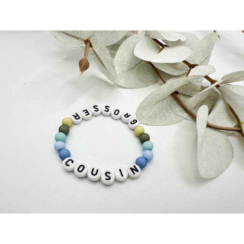 Du wirst großer Cousin Armband für Kind Kinderarmband Geschenk für
