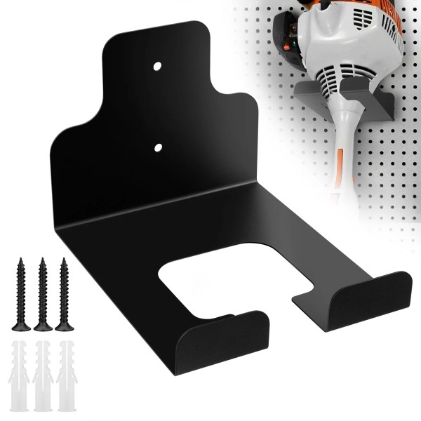 Garage Organizer Trimmer Rack Weedeater Hanger Wall Mount Garden Tool