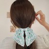 yueton 2PCS Bowknot Hair Clips Sweet Chiffon Bow Barrette Elegant