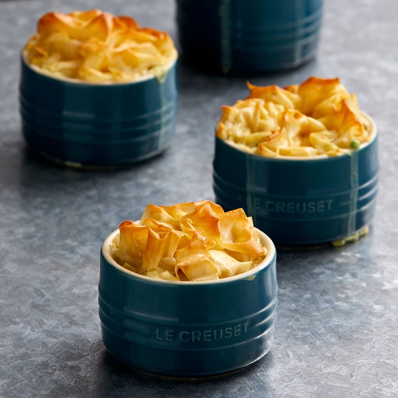Le Creuset Stackable Stoneware Moulds 200ml Deep Teal 70403206420099