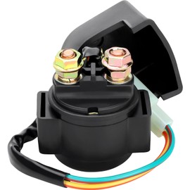 Cyleto GY6 Starter Solenoid Relay for TaoTao Coolster 110cc 125cc 50cc 90cc 150cc 250cc Engine Compatible with ATV Dirt Bike Go Kart Scooter Dune Buggys Roketa SSR Pocket Bike Chopper Scooter Moped