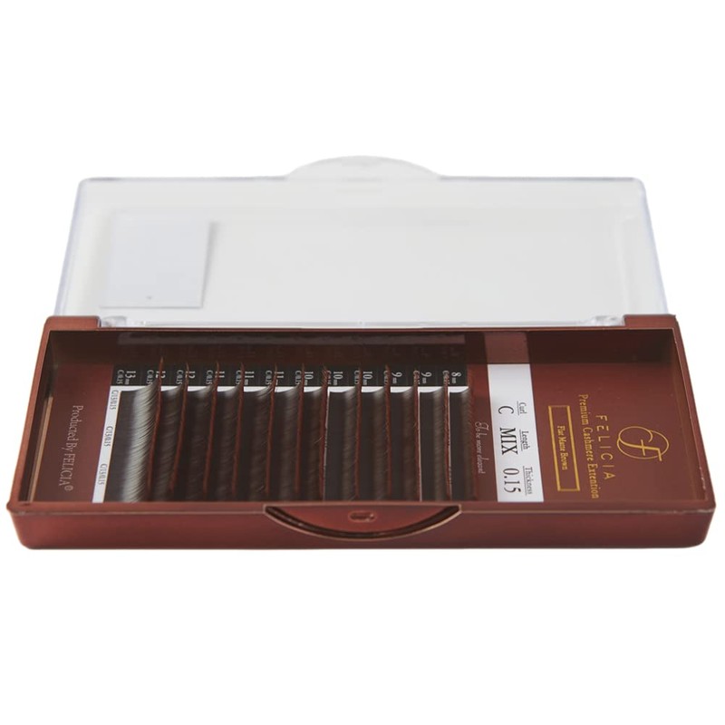 FELICIA Flat Lash, Ultra Soft Eyelash Extension, Single MatteTec Eyelash,