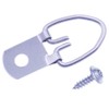 D-Ring Picture Hangers with Screws, 50 Pcs Single Hole Picture