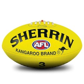 Sherrin KB All Surface Training Football, Yellow, Size 3