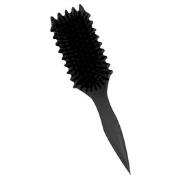Peine de pelo rizado for mujer, 2024 Nuevo peine de pelo liso liso, cepillo de pelo for eliminación de arrugas y masaje del cuero cabelludo a la moda, peines de Herramienta de Peinado (Negro)