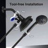 INAVAMZ Shower Heads with Handheld Spray Combo: 7.2" Rain Shower