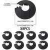 8 Pieces Pipe Rings, Pipe Collars, Pipe Snap Rings, Pipe