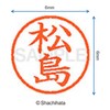 シャチハタ 印鑑 ハンコ ネーム6 訂正印 XL-6 印面6ミリ 松島