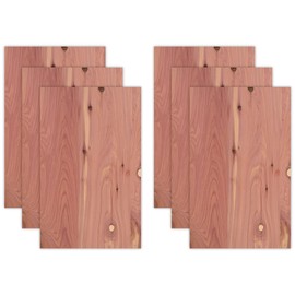 Cedar 6 Sheets | 3.9mm 1/8th inch, 12”x19” Premium Two Sided with MDF Core, Glowforge Ready, Unfinished