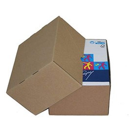 VEPATIM 3 x Slip-on Lid Cardboard Cardboard Large for DIN A4 305 x 215 x 150 (270) mm