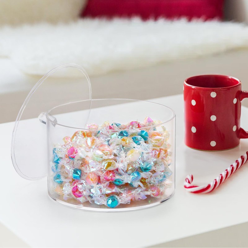Peohud Coffee Filter Holder, Acrylic Coffee Pod Holder with Lid,