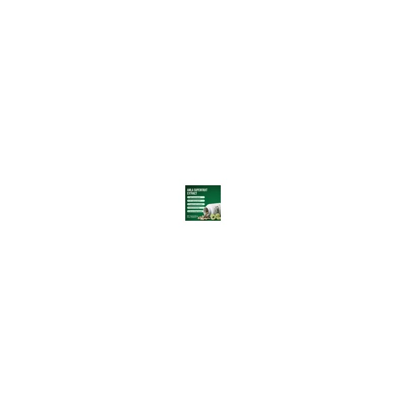 2pcs Alevia Amla 1000mg Extracto 60 Cápsulas Sin Sabor