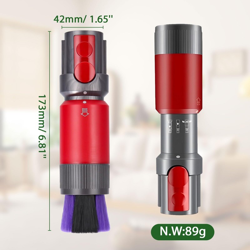 Scratch-Free Dust Brush for Dyson Outsize, V7, V8, V10, V11,