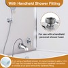 Enhon Tub Spout with Rear Diverter, Bathtub Spout Fitting 1/2-Inch