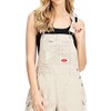 Revolt Women's Juniors Classic Twill Short Overalls (Fly Khaki, Large)