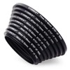 XCSOURCE 16pcs Adapter Ring Set 8 Step Up Rings +