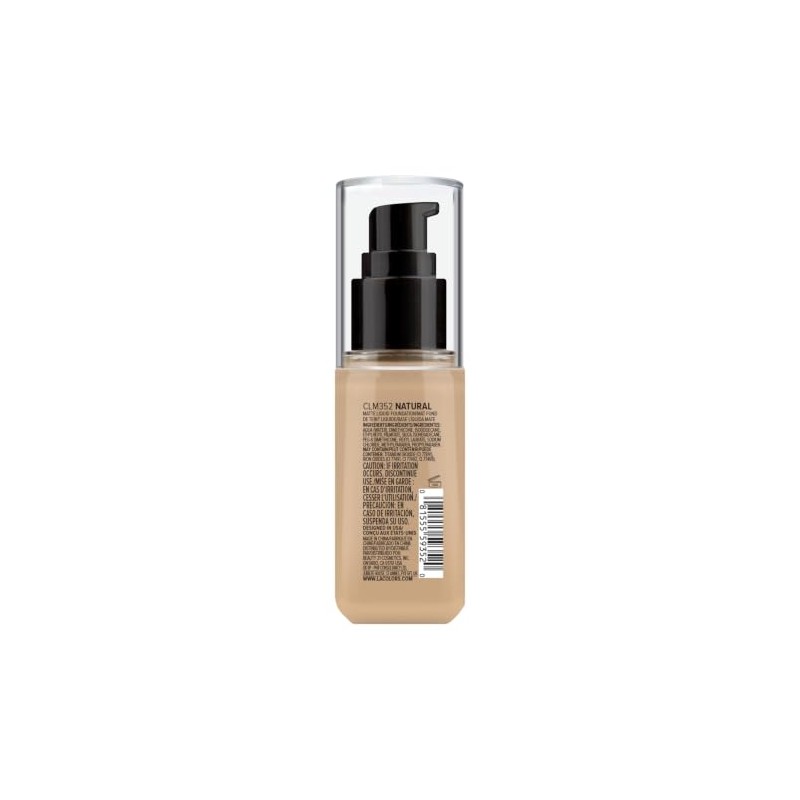 Colors Truly Matte Maquillaje Líquido Color Natural Tono Clm352