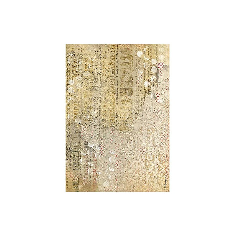 Stamperia International Stamperia-Rice Paper-Texture, Multicoloured, A4