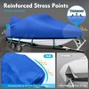 Boatpro Boat Cover 20-22 ft with Motor Cover, Waterproof 1200D
