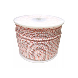 Unbranded 3/8" x 600 FT Poly Dac Rope 3 Strand Twisted - 540 LBS Working Load Rigging Tent