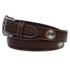 ARIAT Men's Basket Stamp Circle Concho Belt, Tan, 40