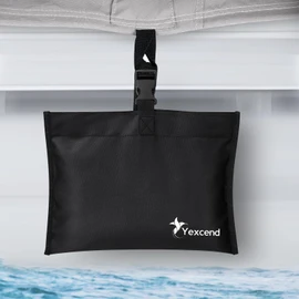 Yexcend 8 Packs Boat Cover Sand Bag Mooring Kit, 600D Marine Grade Polyester Canvas with Tarp Clip Accessories