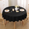 Homaxy Table Cloth Round 150 cm, Washable Polyester Jacquard Tablecloth,