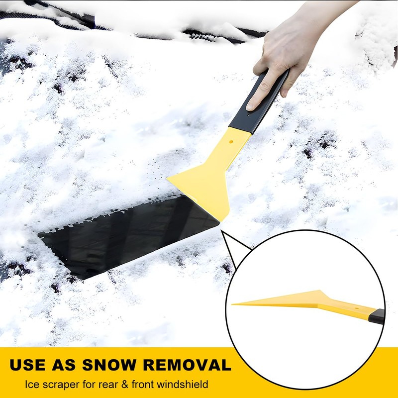 KVAEY Window Tint Squeegee, Long Handle Triangle Scraper Vinyl Wrapping