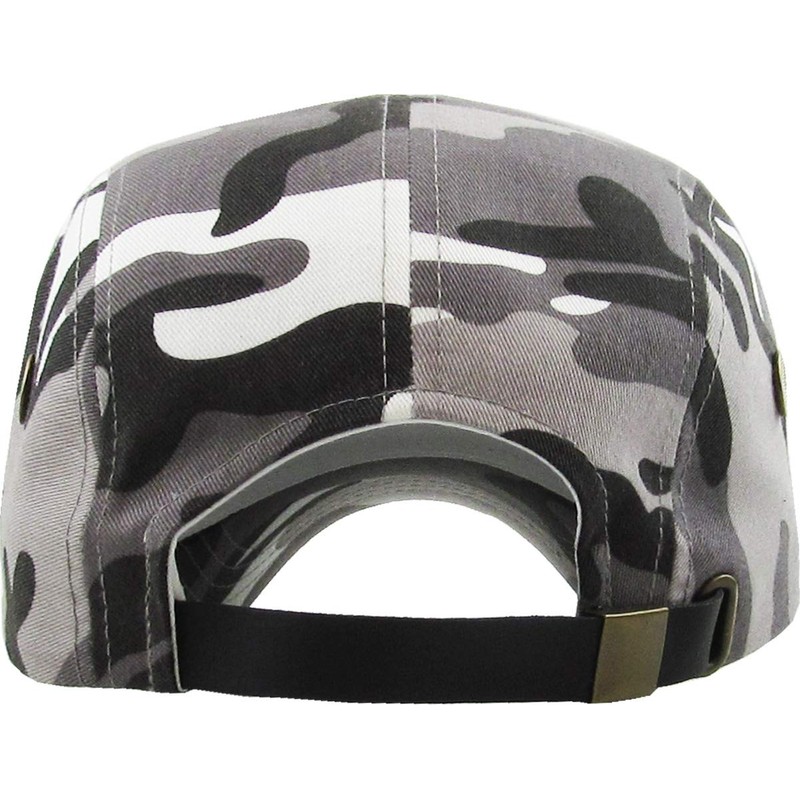KBETHOS KBK-1455 CIT Five Panel Solid Color Unisex Adjustable Army
