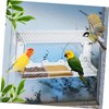 Mipcase Clear Window Bird Feeder with Suction Grip Sturdy and