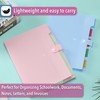 Mr. Pen Expanding File Folder, 2 Pack, 5 Pocket, Accordion