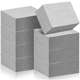 WDAHDHP Pumice Stone for Pool Tile Cleaning, 8Pcs Gray Pool Pumice Stone for Swimming Pools Spa Tile Grout Concrete Rust Stains Cleaning