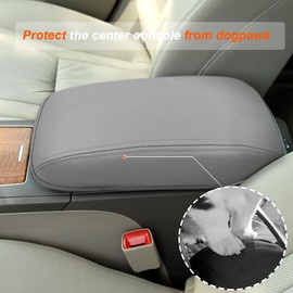 DEYTOP Center Console Cover for Toyota Camry 2007-2011 Accessories Car Center Console Cover for Toyota Camry 2007 2008 2009 2010 2011 Accessories Armrest Pad (Gray)