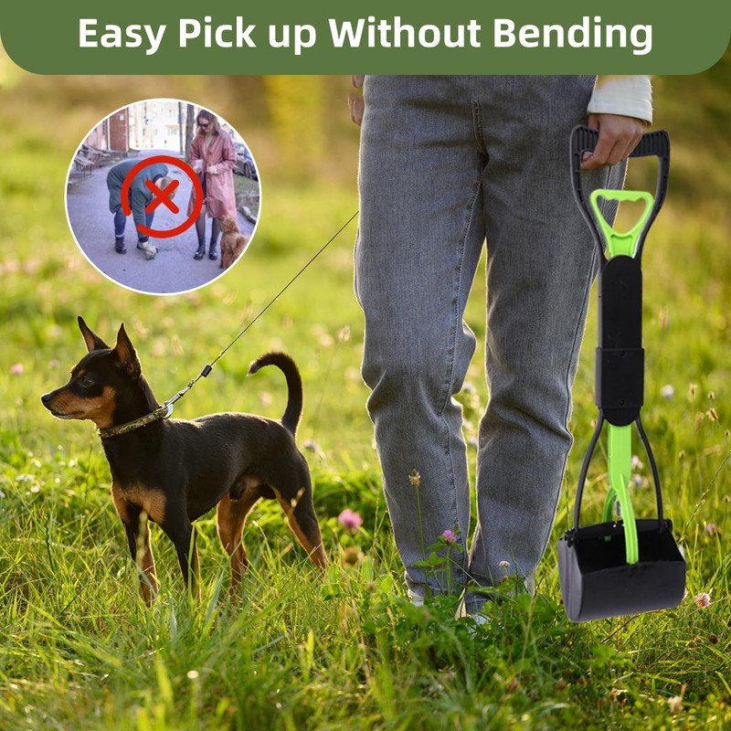 WVacFre 70 cm Pet Pooper Scooper for Dogs and Cats