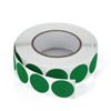 Round Stickers Green 19mm Circle Labels with Color Coding Dot
