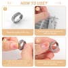 10 Sheets Ring Sizer Adjuster for Loose Ring Invisible Soft
