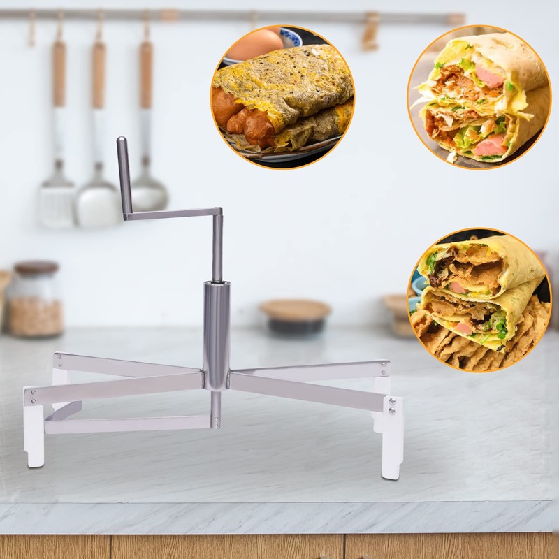 MUSESPANI 40cm Stainless Steel 304 Crepe Spreader Tool and Pancake