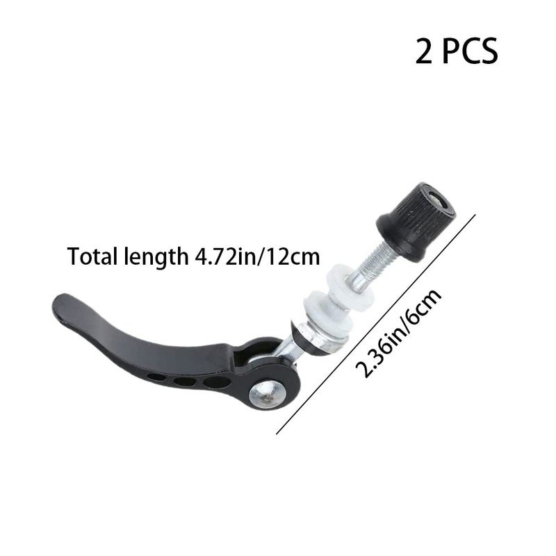 2 Pcs Bicycle Seatpost Clamps Aluminum Alloy Bike Seat Clamps